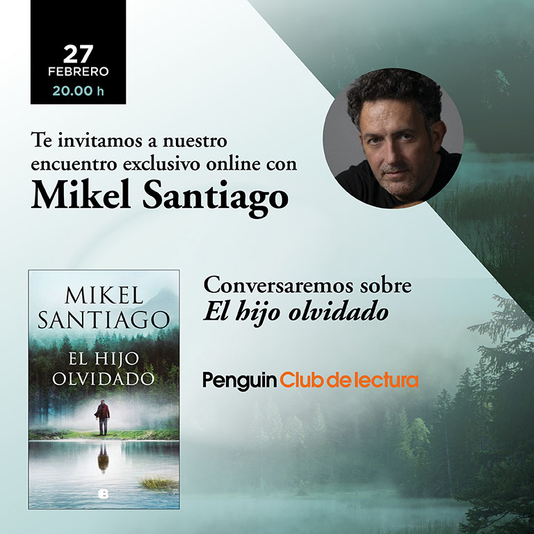 Banner de móvil para el evento Mikel Santiago